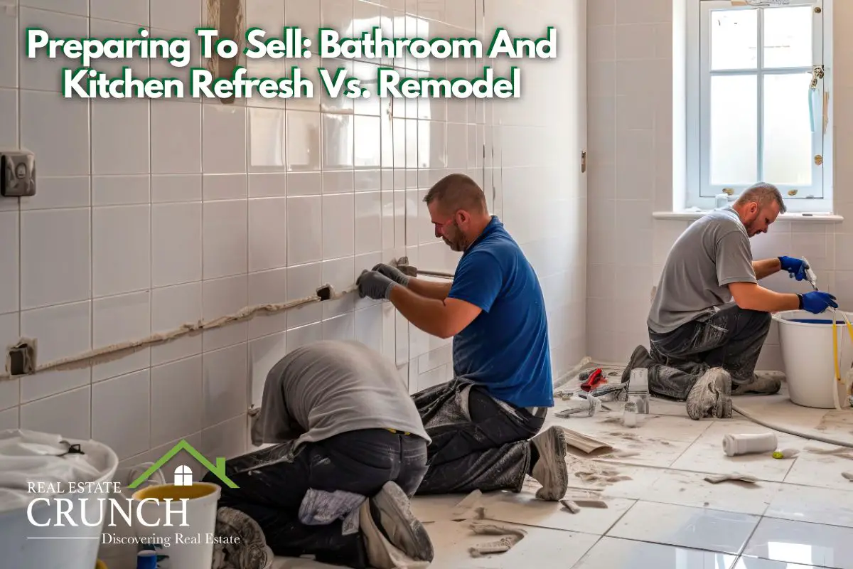 Preparing To Sell: Bathroom And Kitchen Refresh Vs. Remodel