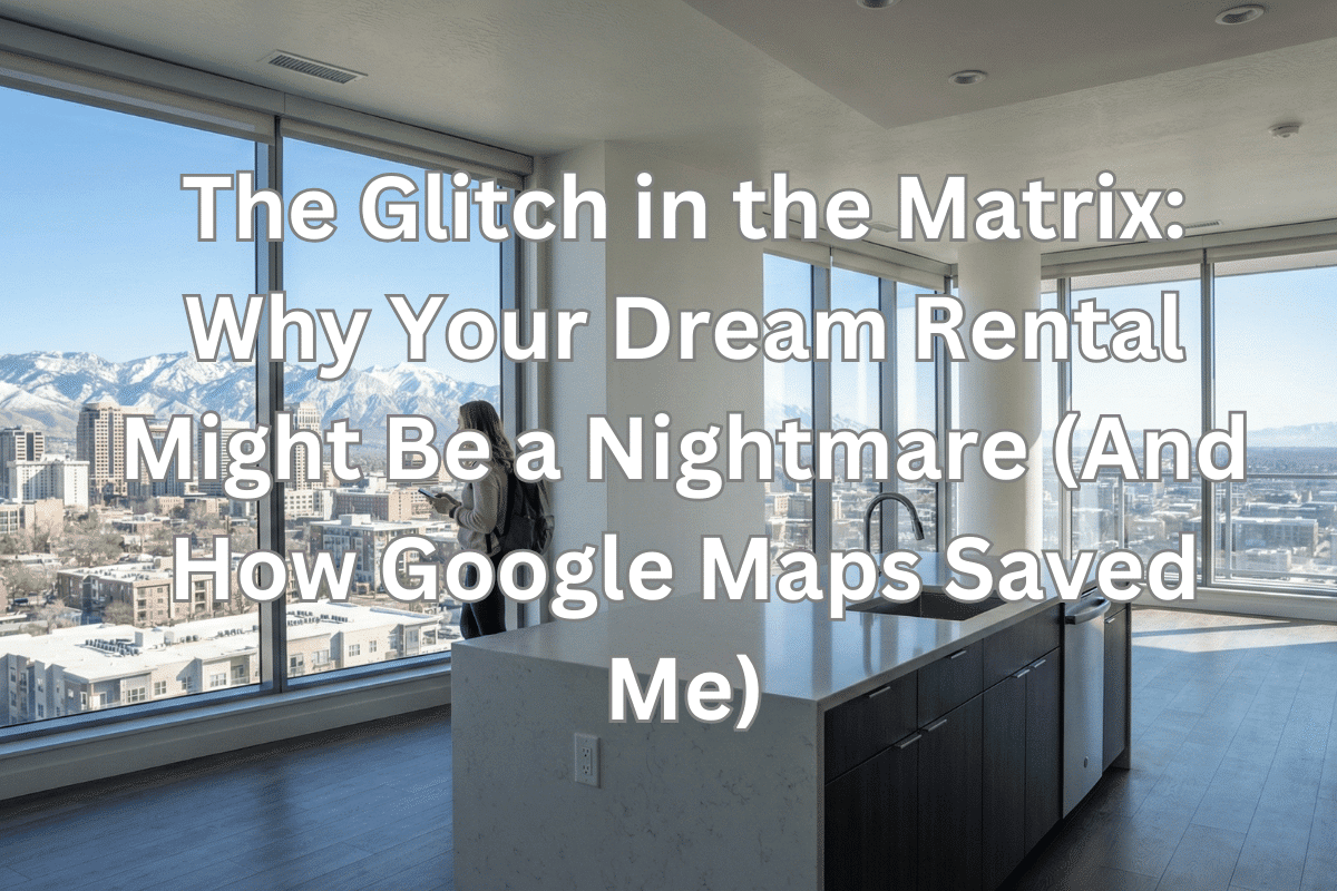 The Glitch in the Matrix: Why Your Dream Rental Might Be a Nightmare (And How Google Maps Saved Me)