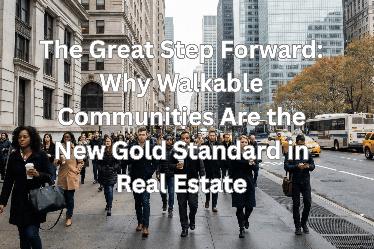 The Great Step Forward: Why Walkable Communities Are the New Gold Standard in Real Estate